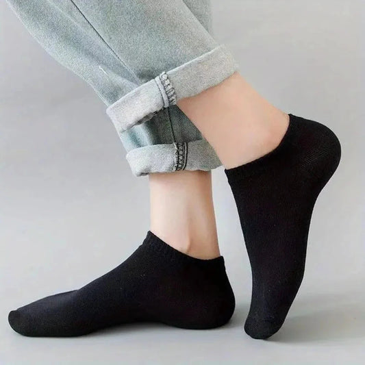 12 Pairs of Solid Color Socks