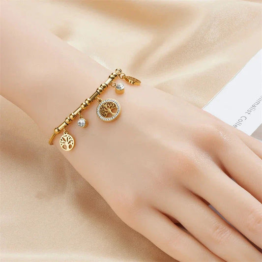Améthra – Elegant Bracelet with Zircon Stone