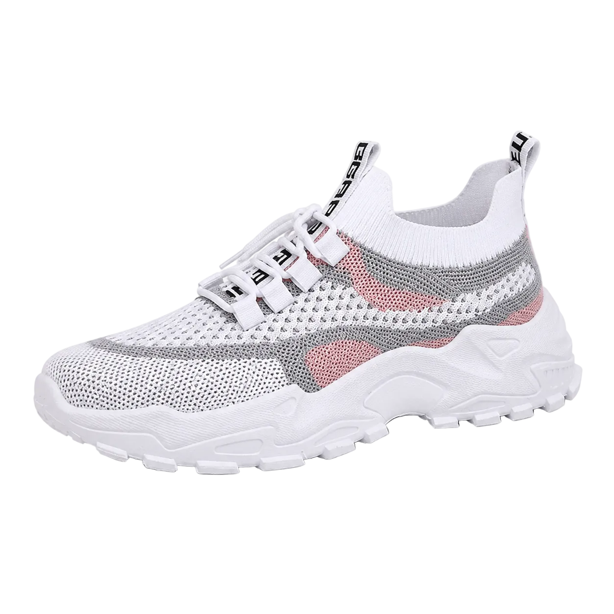 Women's Breathable Colorblock Sneakers in Pink