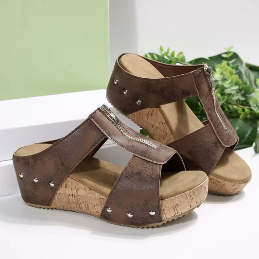 Lunelle - Wedge Slide Sandal