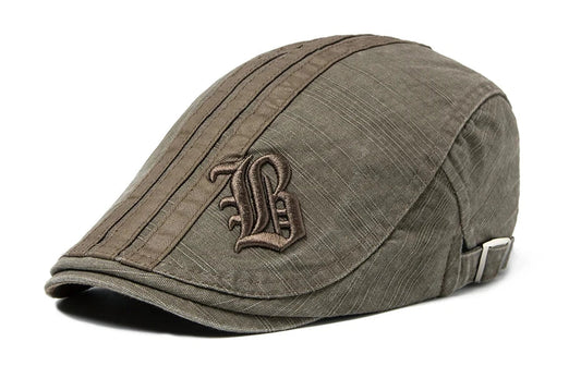 Men's Fashion Embroidered Beret