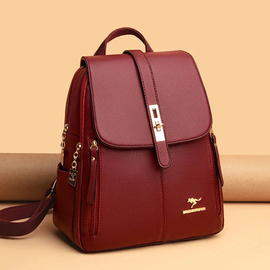Aurora Leather Backpack