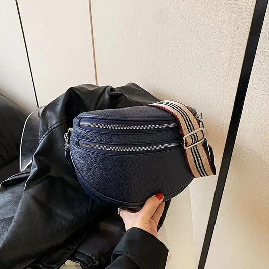 Camila Leather Crossbody Bag