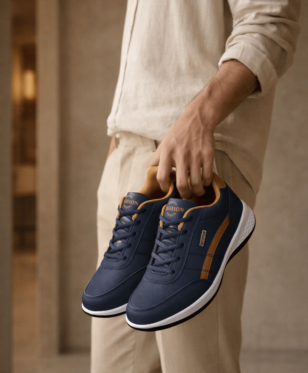 CasualFlex Leather Sneakers