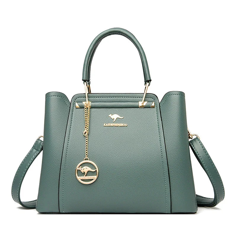 Luxurious Soft Leather Women's Shoulder and Crossbody Bag