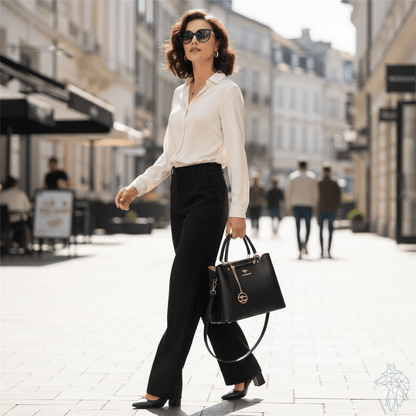 Luxurious Soft Leather Women's Shoulder and Crossbody Bag