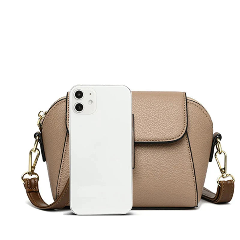 Millena Leather Shoulder Bag