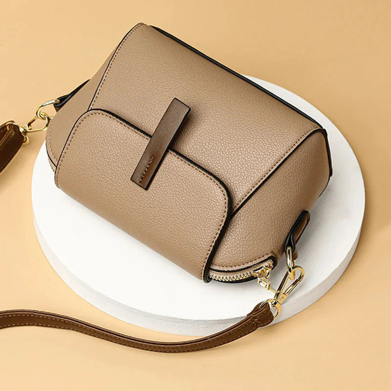 Millena Leather Shoulder Bag