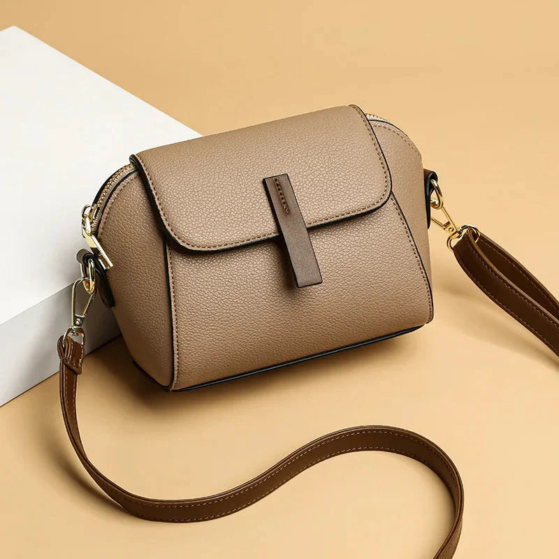 Millena Leather Shoulder Bag