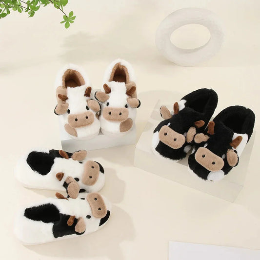 MooHugs – Plush Slippers for Winter