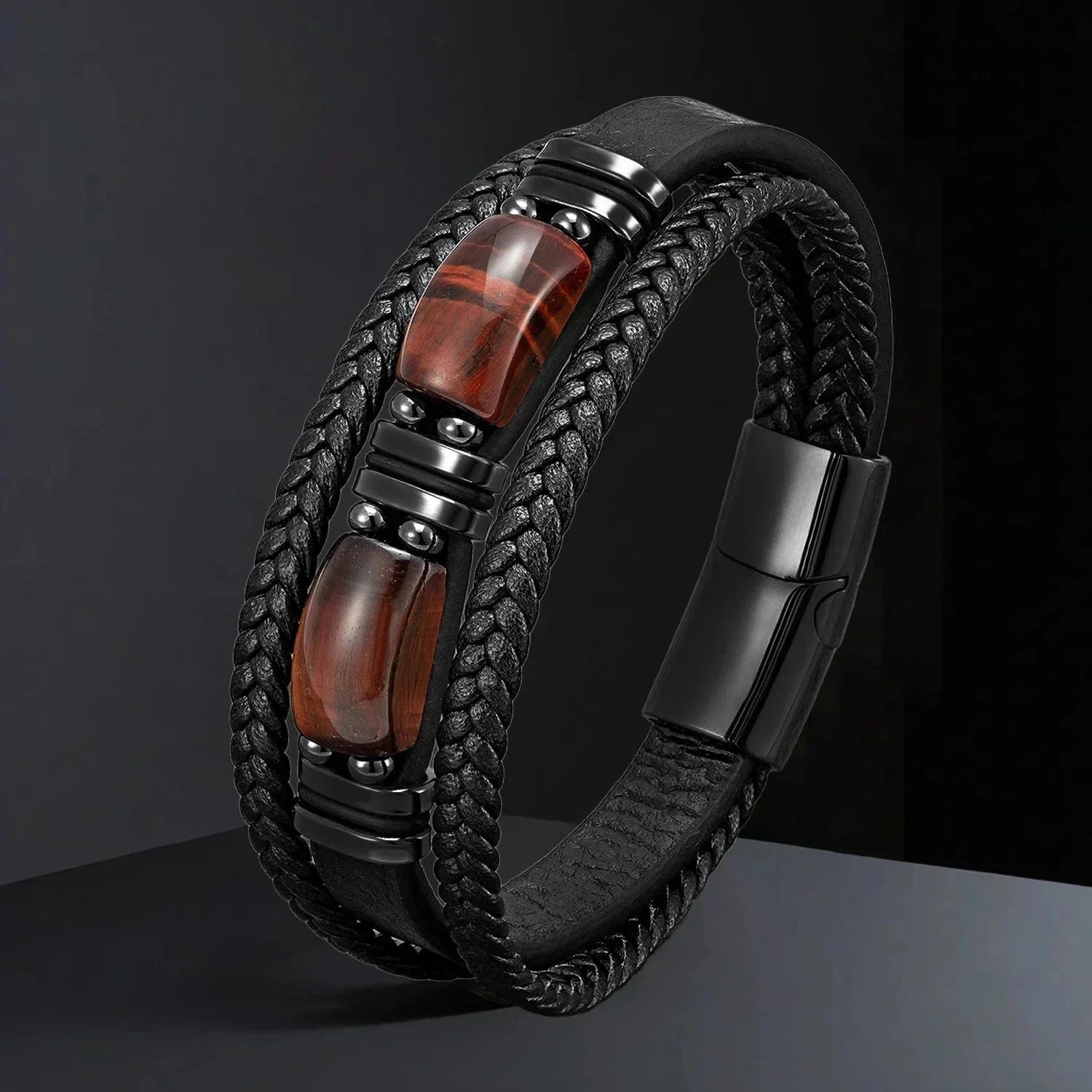 Pulseira Tenebra com Pedras Decorativas