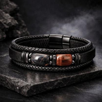 Pulseira Tenebra com Pedras Decorativas
