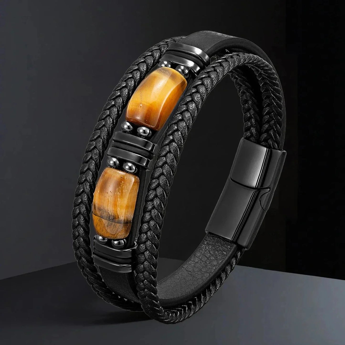 Pulseira Tenebra com Pedras Decorativas