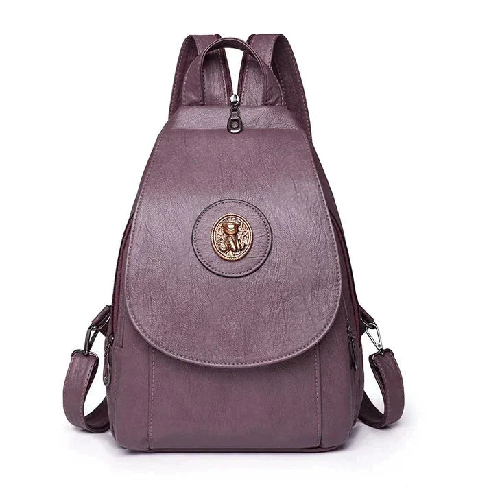 Mochila Feminina Versatta em Couro Sintético