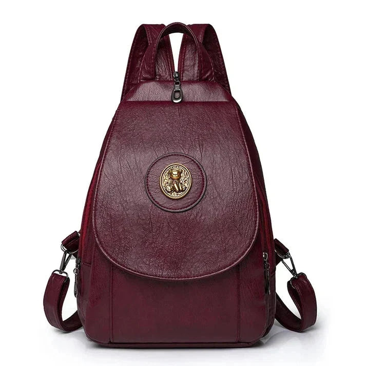Mochila Feminina Versatta em Couro Sintético