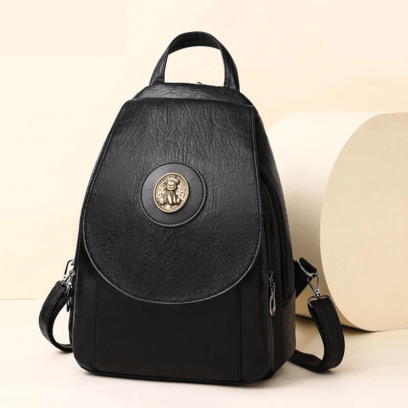 Mochila Feminina Versatta em Couro Sintético
