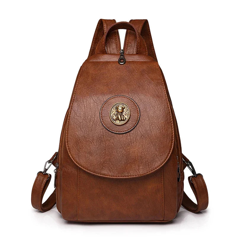 Mochila Feminina Versatta em Couro Sintético