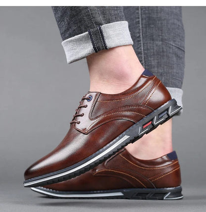 Vitorini Leather Oxford Shoes