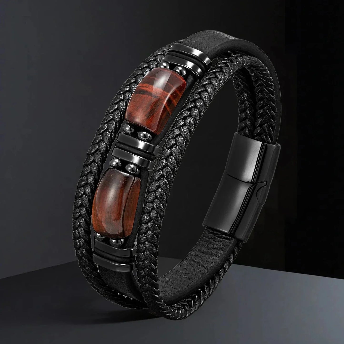 Pulseira Tenebra com Pedras Decorativas