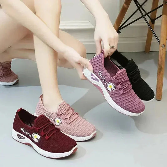 Women's Sneakers ConfortFashion Flowers